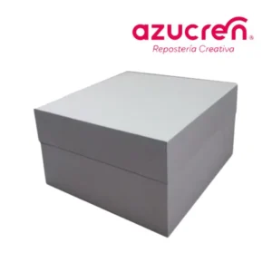 Caja para tarta Blanca cuadrada Azucren